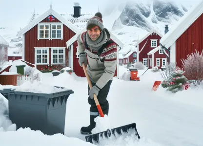 Bild som illustrerar Snöskottare