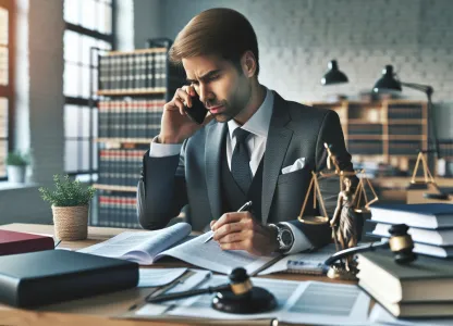 Bild som illustrerar Brottmålsadvokat