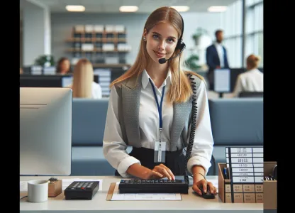 Image that illustrates Occupational Profile: Receptionist