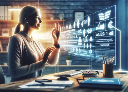 Bild som illustrerar Dövtolk