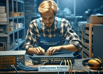 Image that illustrates Salary and Work for Communication Technicians