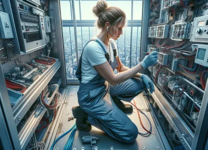 Bild som illustrerar Hissmontör