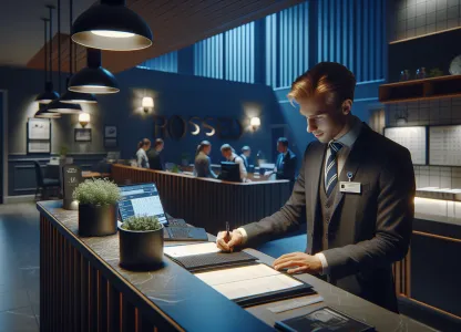 Bild som illustrerar Nattreceptionist