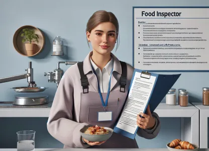 Image that illustrates Salary and Work for Food Inspector