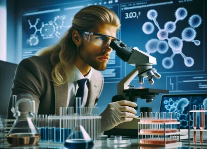 Bild som illustrerar Mikrobiolog