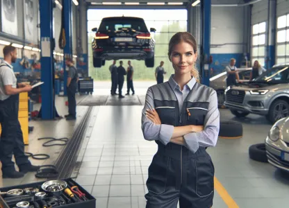 Bild som illustrerar Verkmästare-bilverkstad
