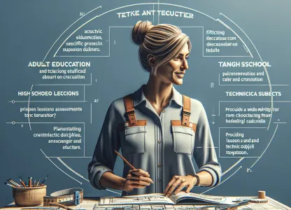 Image that illustrates Salary for Adult Education Teachers, High School Teachers, Vocational Subjects