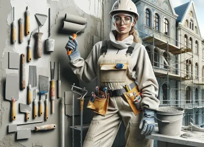 Image that illustrates Facade Plasterer: A Profession with Stable Demand and Competitive Salary