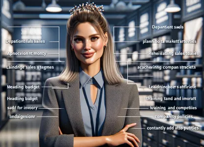 Image that illustrates Salary and Responsibilities for Department Manager in Retail Sales