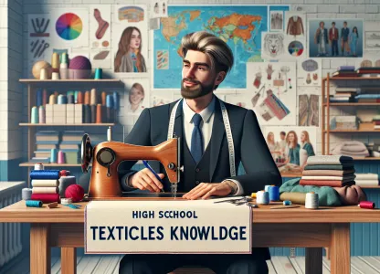 Image that illustrates Teacher in Textile Arts at High School: An Overview