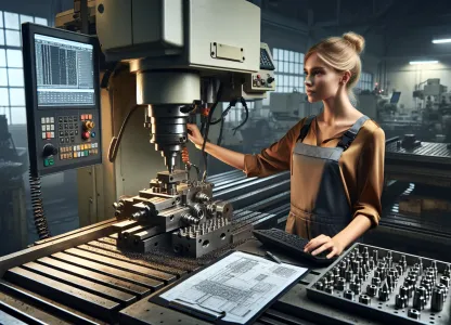 Bild som illustrerar Nc-fräsare-metall