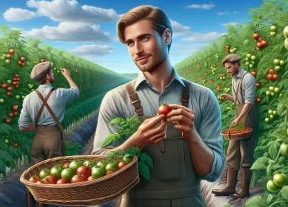 Image that illustrates Salary for Tomato Pickers