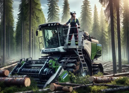 Bild som illustrerar Avverkningsmaskinförare