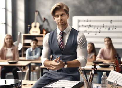 Bild som illustrerar Musiklärare-musikskola