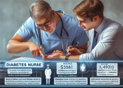 Image that illustrates Salary and Working Conditions for Diabetes Nurses