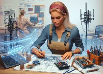 Bild som illustrerar Planeringstekniker-telekommunikation