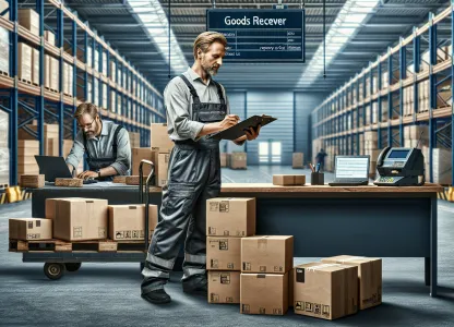 Image that illustrates What does it mean to work as a Goods Receiver?