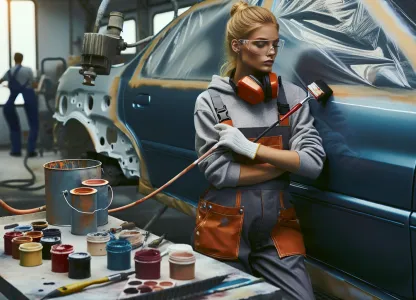 Bild som illustrerar Lackerare-fordonsreparation