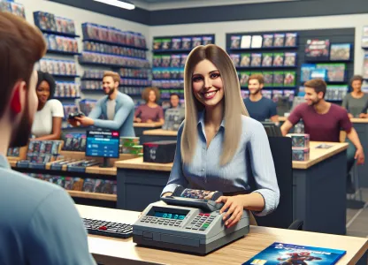 Bild som illustrerar Affärsbiträde-spelbutik