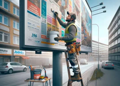 Image that illustrates Salary and Working Conditions for Poster Installers