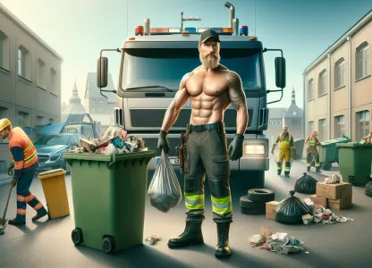 Image that illustrates Salary and Working Conditions for Waste Collectors, Truck Drivers