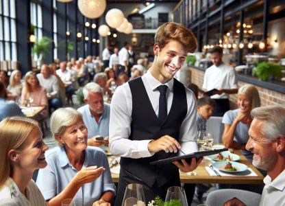 Bild som illustrerar Servitör