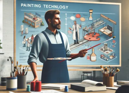 Image that illustrates Teacher, Painting Techniques: Salary and Working Conditions