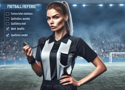 Bild som illustrerar Fotbollsdomare