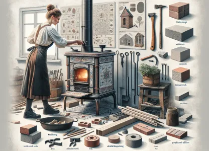 Image that illustrates Working as a Tiled Stove Maker