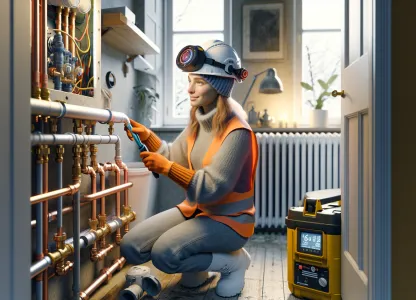 Image that illustrates What Does a Heating Installer Do?