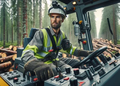 Image that illustrates Salary for Machine Operators in Forestry