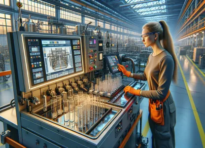 Bild som illustrerar Maskinställare-glastillverkning