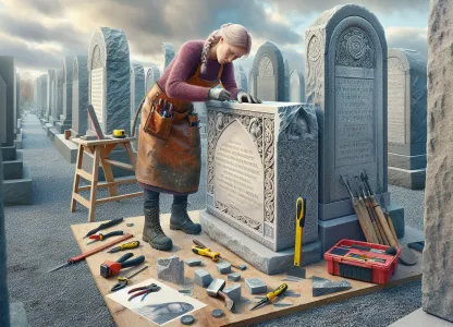 Image that illustrates Salary and Work for Gravestone Installer