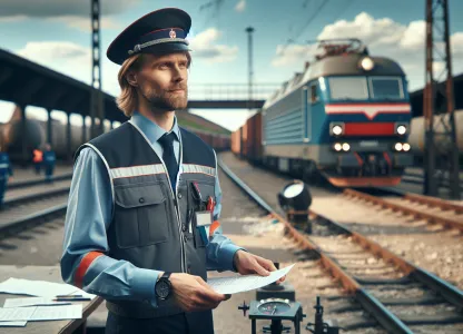 Image that illustrates What does a Traffic Controller, railway do?