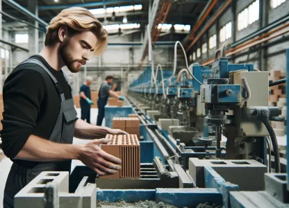 Image that illustrates Salary and Work for Brick Plant Workers