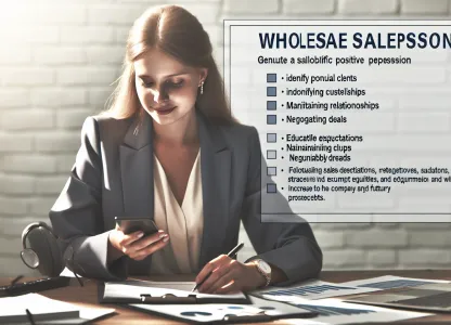 Image that illustrates Salary for Sales Representatives, Wholesale