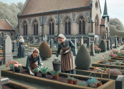 Bild som illustrerar Kyrkogårdsmästare