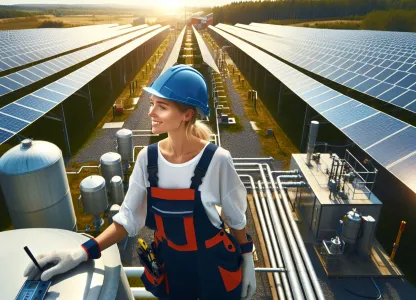 Image that illustrates Solar Power Plant Operator: Salary and Job Description