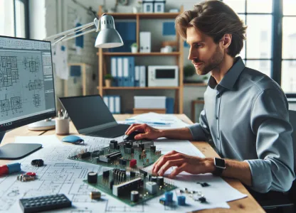 Bild som illustrerar Cad-ritare-elektronik