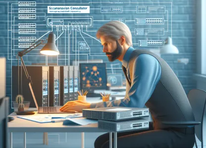 Bild som illustrerar It-konsult-nätverk