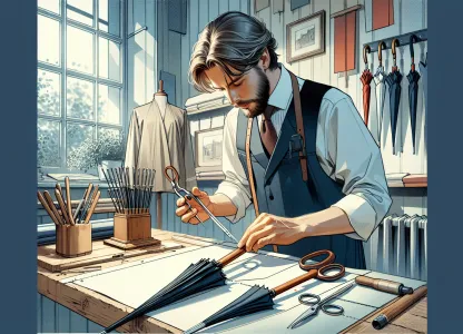 Image that illustrates Umbrella Maker: A Unique Craft Profession