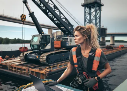 Bild som illustrerar Pontonkranförare
