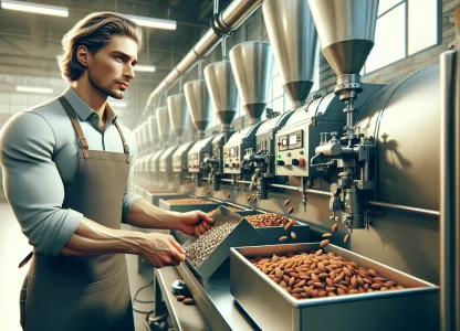 Bild som illustrerar Rostare-mandel-nötter