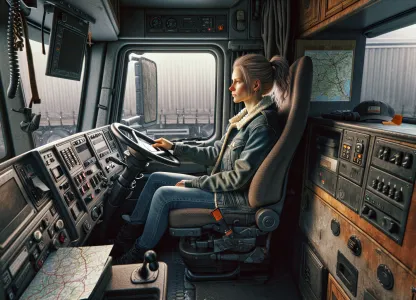 Bild som illustrerar Dragbilsförare