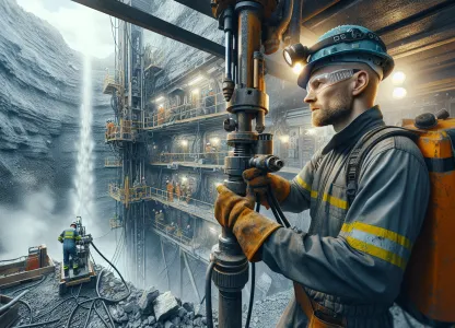 Image that illustrates Salary and Work for Miner Driller