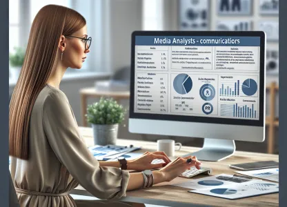 Image that illustrates Salary and Working Conditions for Media Analysts