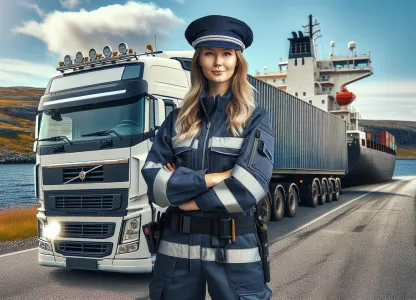 Image that illustrates Salary and Working Conditions for Truck Drivers