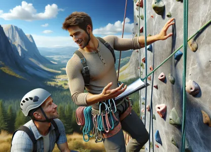 Bild som illustrerar Klätterinstruktör