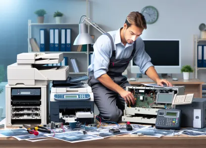 Bild som illustrerar Servicetekniker-kontorsmaskiner