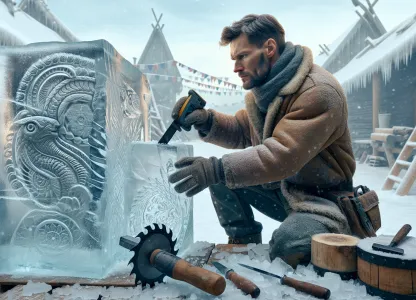 Bild som illustrerar Isskulptör